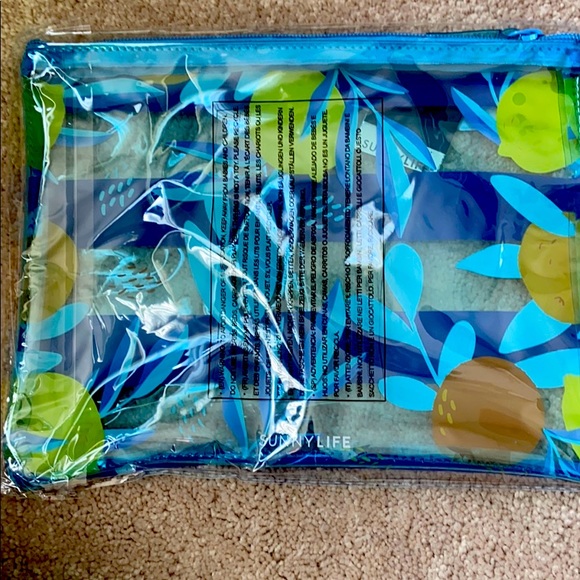 Sunnylife clear zippered pouch - Picture 2 of 5
